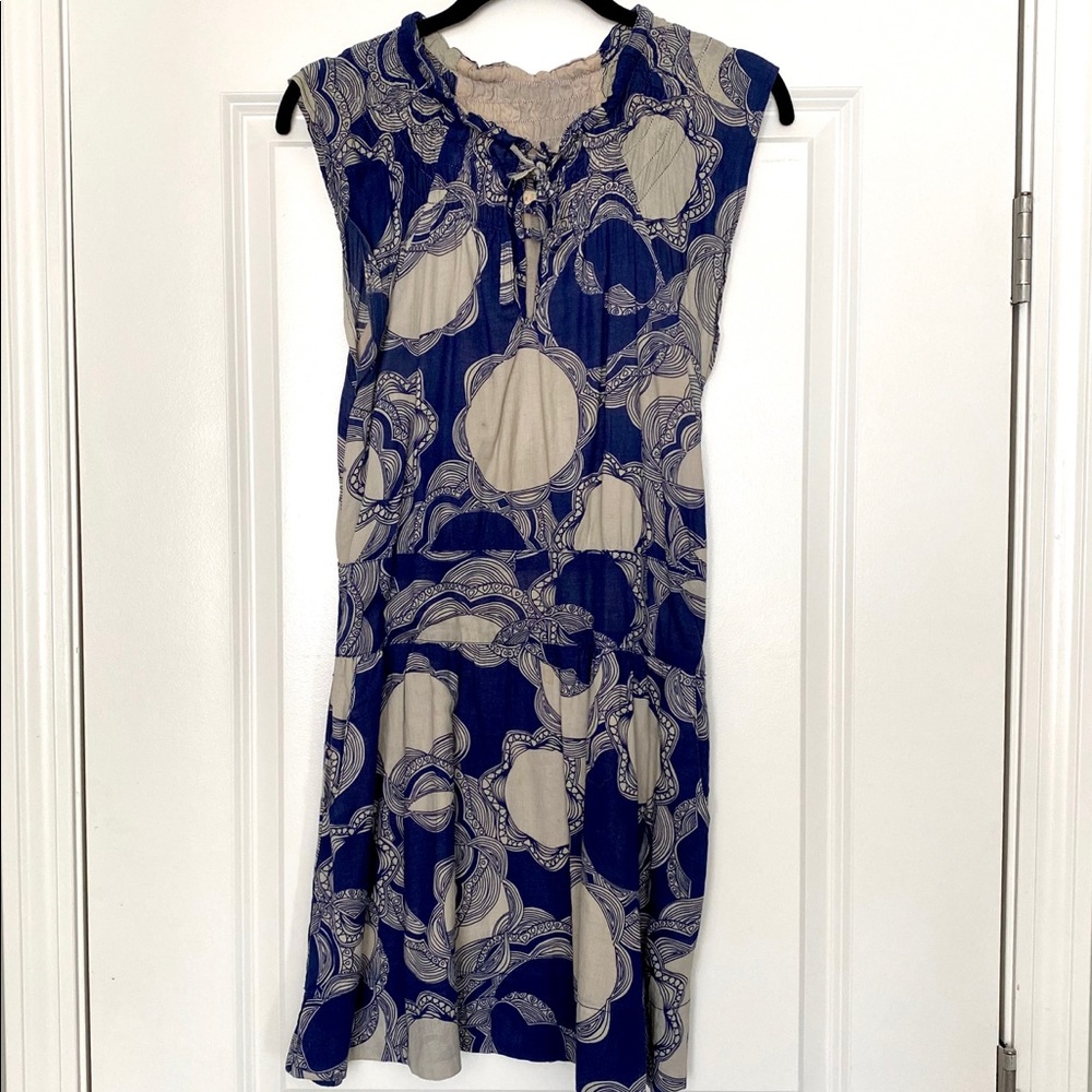 Tulle Blue and White Dress Size Small